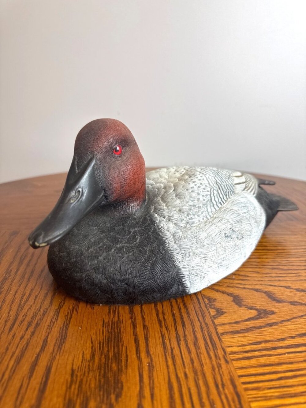 Limited Edition Canvasback Duck Figurine Jules A. Bouillet 1992 Signed 1783/2500